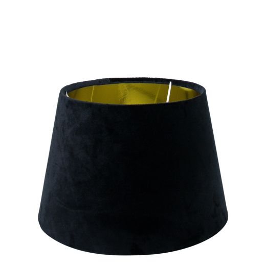 lampshade velvet black dia 25cm