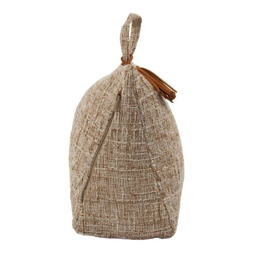 Doorstopper Bouclé beige 18x10x17cm