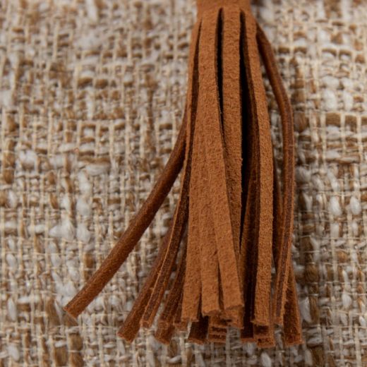 Doorstopper Bouclé beige 18x10x17cm