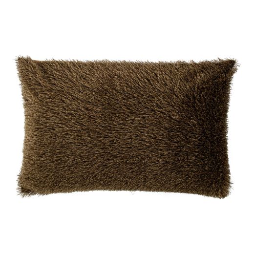 Cushion Allover fringe gold 40x60cm