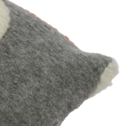 Cushion Sheeps wool grey 40x60cm