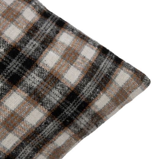 Cushion Check deer grey 40x60cm