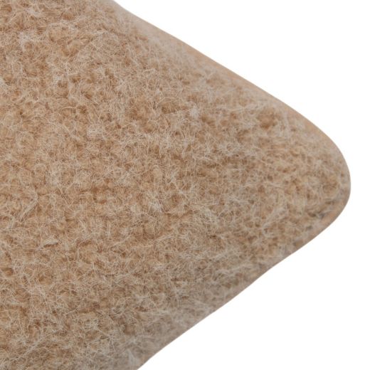 Kussen Furry beige 45x45cm