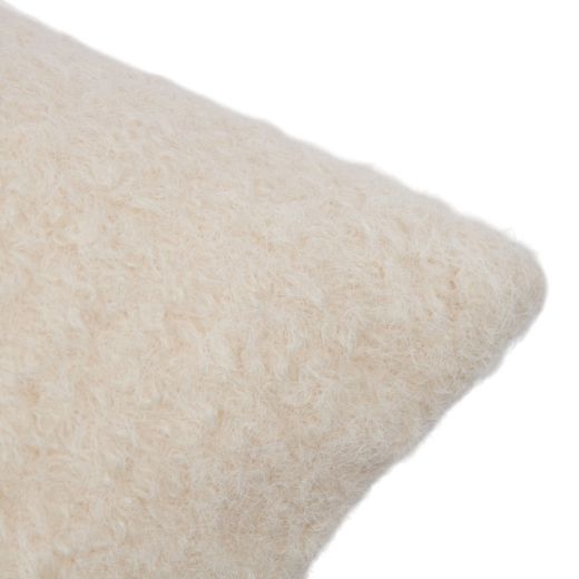 Cushion Wool touch off white 30x50cm