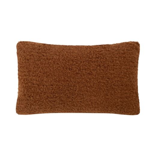 Cushion Furry ochre orange 30x50cm