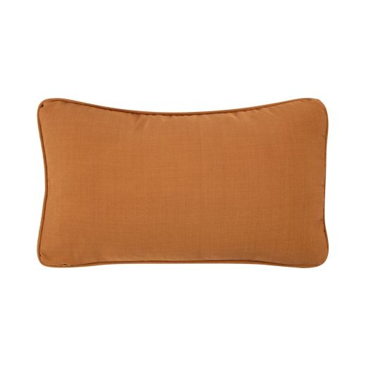 Cushion Furry ochre orange 30x50cm