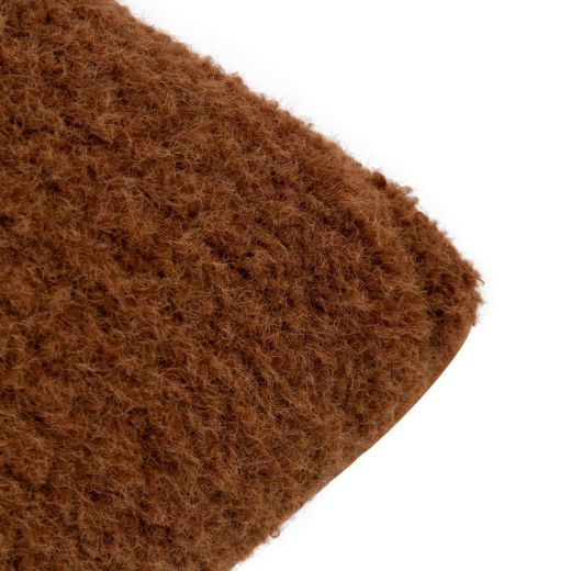 Cushion Furry ochre orange 30x50cm