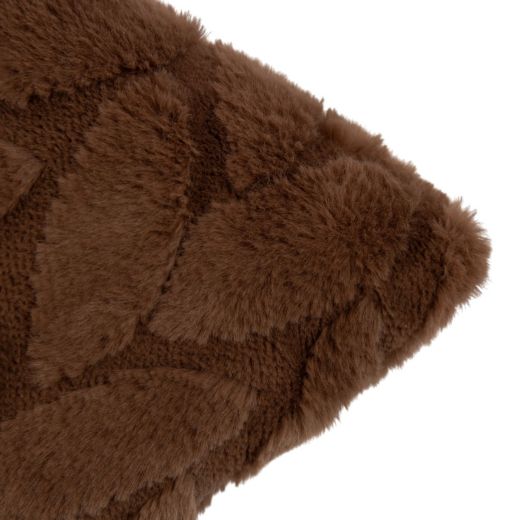 Cushion Knit pattern brown 30x50cm