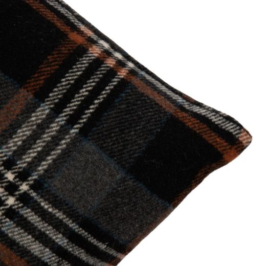 Cushion Check deer black 30x50cm