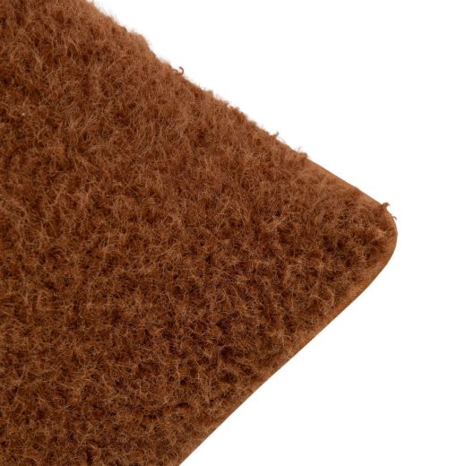 Cushion Furry ochre orange 45x45cm