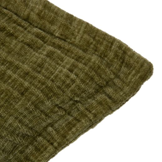 Cushion Crinkled velvet green 45x45cm