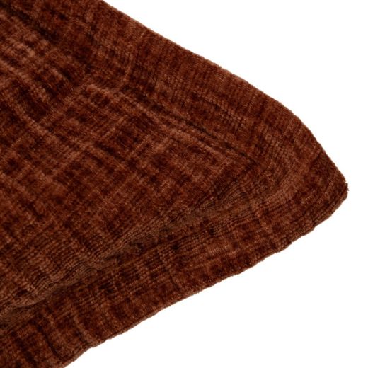 Cushion Crinkled velvet orange 45x45cm