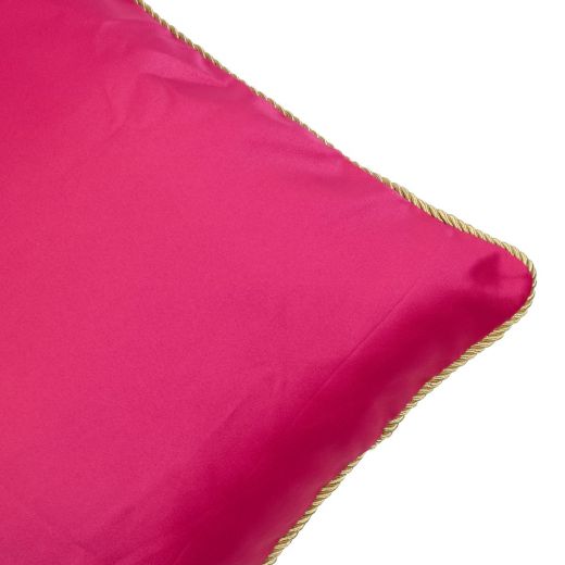 cushion satin fushia 35x45cm