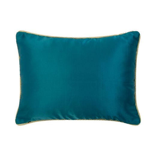 cushion satin petrol 35x45cm