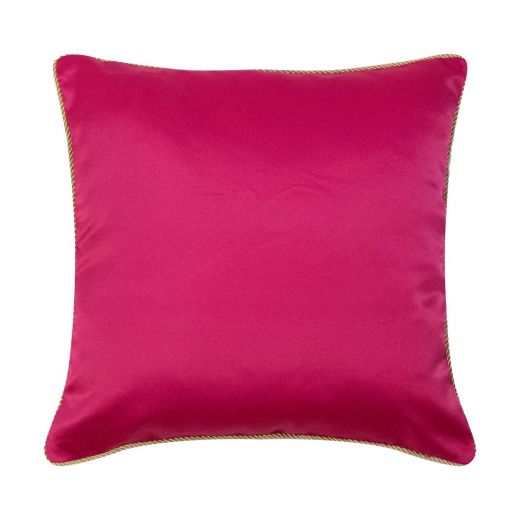 cushion satin fushia 45x45cm