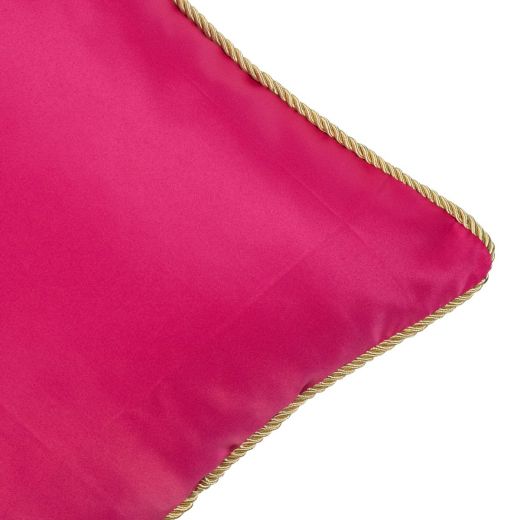 cushion satin fushia 45x45cm