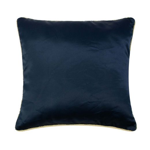 cushion satin navy 45x45cm