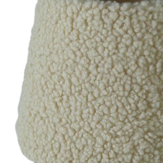 lampshade teddy beige dia 25cm