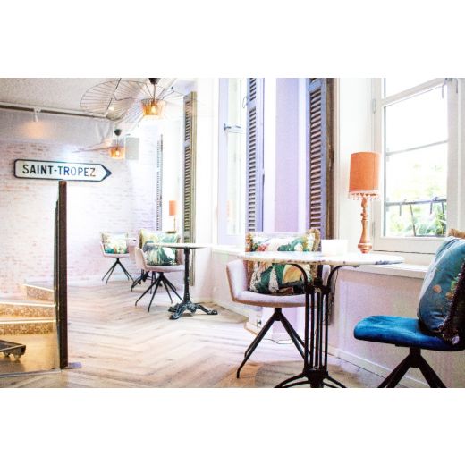 kussen fluweel witte kraanvogels gouden franjes 45x45cm*