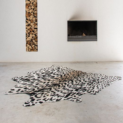 teppich kuh jaguardruck 250cm