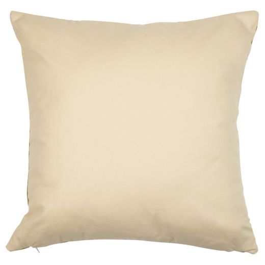 gobelin coussin feuilleter bois fleur rose  45x45cm