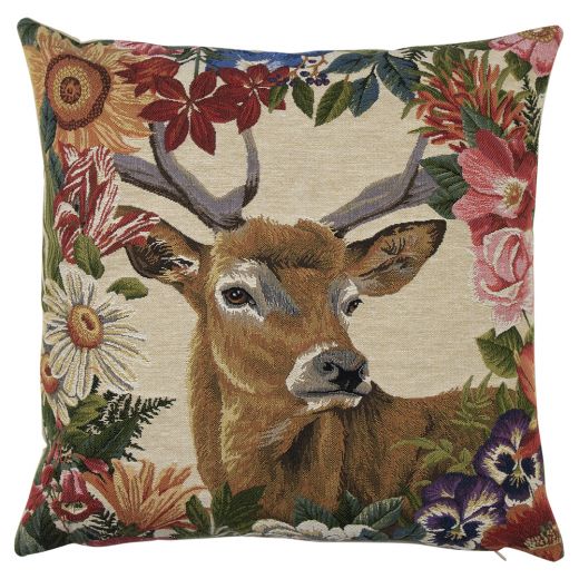 gobelin cushion flower gaff 45x45cm