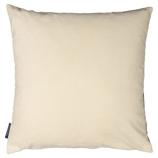 gobelin coussin vert carré cerf 45x45cm 