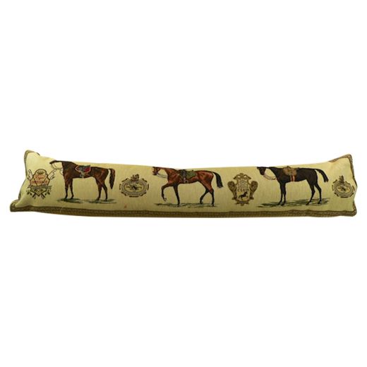 gobelin draught excluder horse saddle 20x90cm