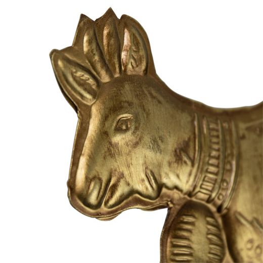 hanging decoration iron goat gold 15cm