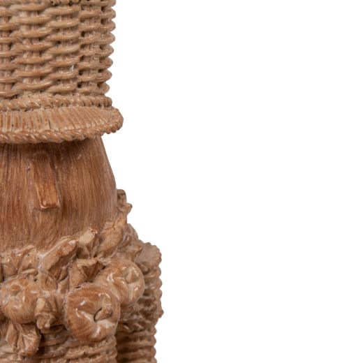 Decoratie Notenkraker schaal 13x10,5x33cm