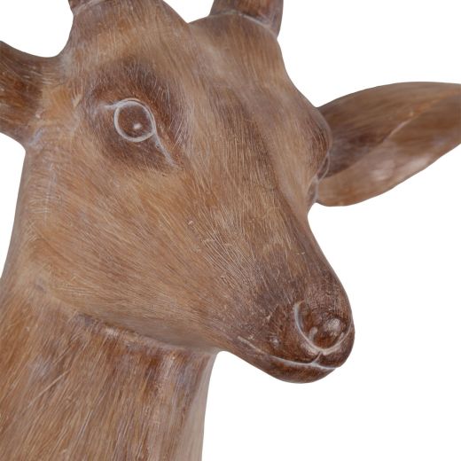 Wall Head deer brown 45x27,5x54cm