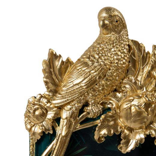 Picture Frame bird rectangle blue 15x2,5x23,7cm