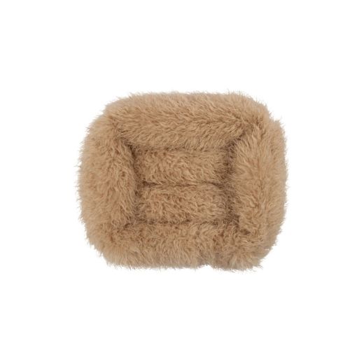 Dierenmand S tibetan lamb beige 55x42x15cm