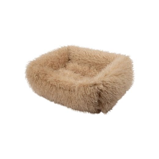 Dierenmand M tibetan lamb beige 65x50x20cm