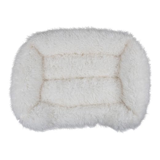 Dierenmand XL tibetan lamb off white 100x70x22cm
