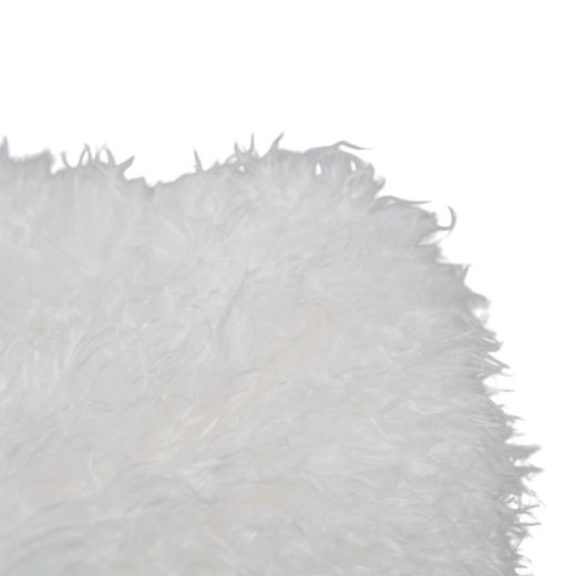 Dierenmand M tibetan lamb off white 65x50x20cm