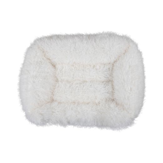 Dierenmand L tibetan lamb off white 80x60x22cm