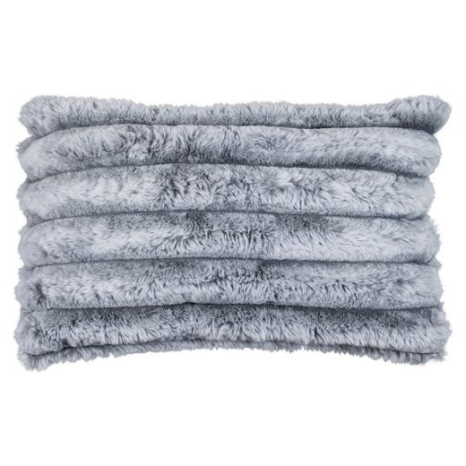 half cushion rabbit rib grey 30x50cm*