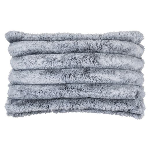 half cushion rabbit rib grey 30x50cm*