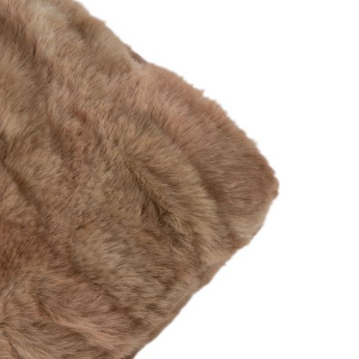 cushion ribbed bear light pink 30x50cm
