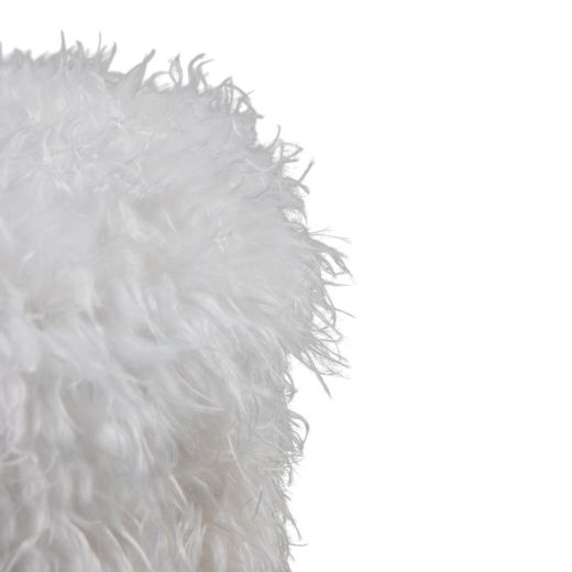 poef tibetan lamb wit rond dia 40cm