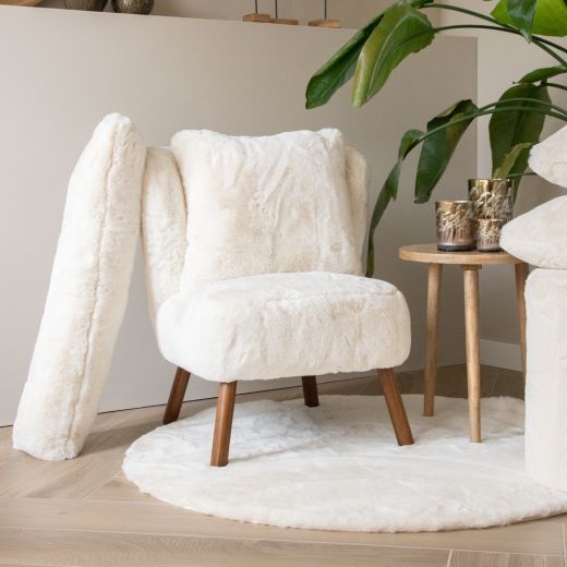 chair teddy soft off-white 60x72x74cm (pallet)