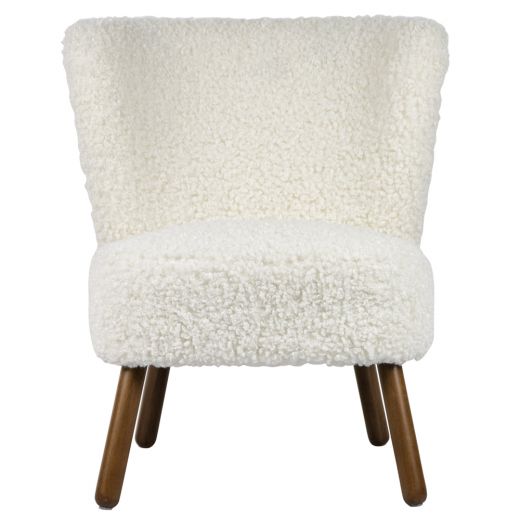 chair curly teddy off-white 60x72x74cm (pallet)