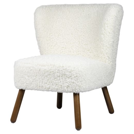 chair curly teddy off-white 60x72x74cm (pallet)