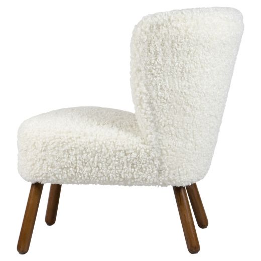 chair curly teddy off-white 60x72x74cm (pallet)