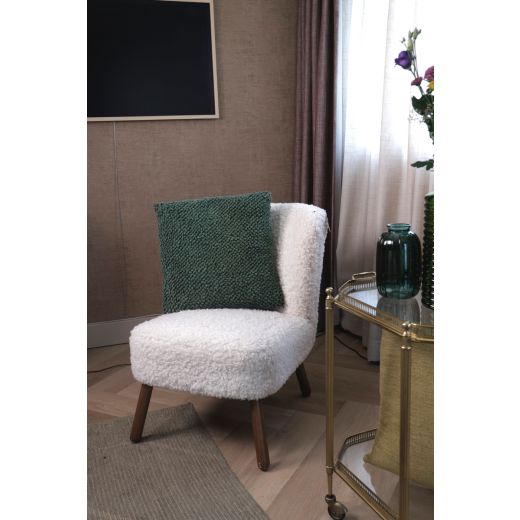 chair curly teddy off-white 60x72x74cm (pallet)