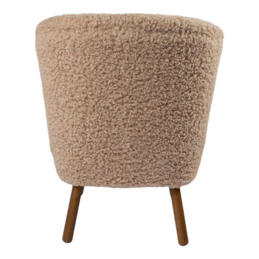 chair curly teddy beige 60x72x74cm (pallet)