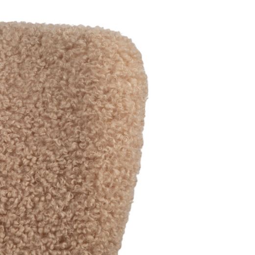 chair curly teddy beige 60x72x74cm (pallet)