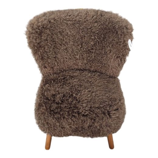 stoel tibetan lamb bruin 60x72x74cm