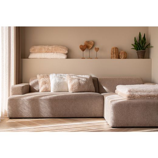 draught excluder bear beige 20x90cm